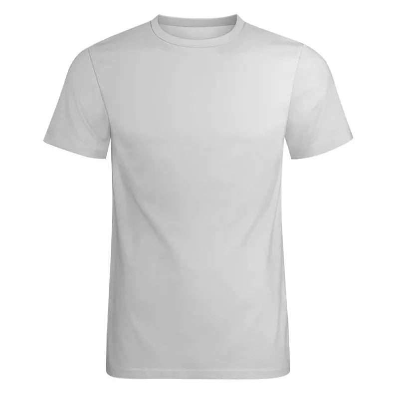 Men's Light Fitted T Shirt – Athletic Slim Fit Tee, Stretch Muscle Fit Shirt, Form Fitting Tee